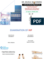 Examination of Hip