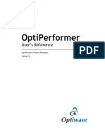 OptiPerformer User Reference