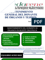 Mantenimiento General Del Donante de Órganos y Tejidos Parte 2