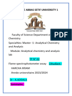 TP 2 Analytique Flamme