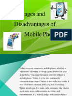 Advantages and Disadvantages of Mobile Phones