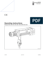 Operating Instructions: Demag DH 200, 300, 400, 500, 600, 1000, 2000 Hoist Units