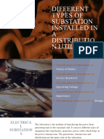 Different Types of Substation Installed in A Distribution Utility