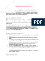 El Uso de Vapeo en Adolescentes - Transversalidad