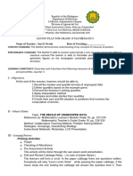 Grade 10 Decile of Ungrouped Data Lesson Plan