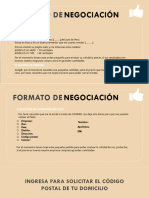 Formatos de Negociacion