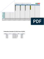 (8.1) Programa de Produccion Planta Villahermosa Semana 8 Del 19 Feb Al 25 Feb