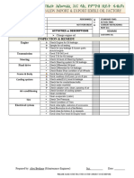 ServiceTATA Bus PM Check List