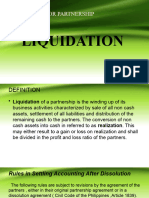 Liquidation Parcor