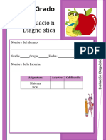 Prueba Diagnostica Matematicas Cuarto