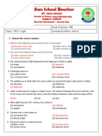 GR 7 - LIGHT - ANSWER KEY