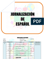 1ro - Jornalización - Español