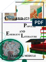 Module in Contemporary Popular and Emergent Literature 2