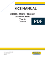 New Holland CR6090, CR7090, CR8080, CR8090, CR9090 Tier 4a Combine Service Repair Manual (2012)