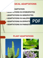 Ecological Adaptations