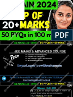 JEE 2024-50 PYQs in 100 Mins