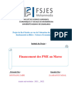 Financement Des Pme Au Maroc