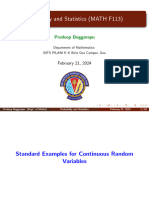 Uniform and Normal Distribution.