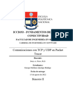 Comunicaciones Con TCP y UDP en Packet Tracer