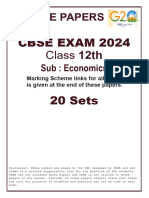 SQP 20 Sets Economics