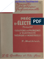 Precis D'electricite