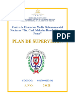 Plan de Supervisión 2021