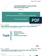 Performance Management, Evaluation, and Data Analysis