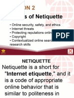 L2 Rules of Netiquette