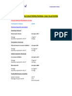 Chemical Dosing Calculation