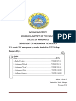 FINAL PROJECT DOCUMENTATION (1) Done at Wollo University