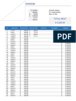 Payment Schedule Template 30