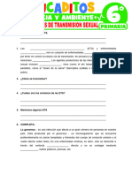 Enfermedades de Transmision Sexual para Sexto Grado de Primaria