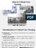 1 Introduction To Critical Care Nursing