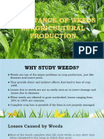 3C Importance of Weeds in Agricultural Production