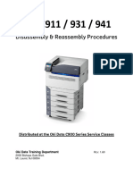 OKI C911 / 931 / 941: Disassembly & Reassembly Procedures