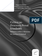 Livro Críticas Ao Processo Penal Brasileiro