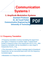 Analog Communication Systems I