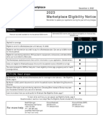 Eligibility Results Notice