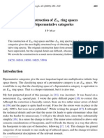 The Construction of E Ring Spaces From Bipermutative Categories