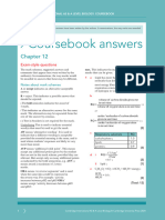 Exam Style Answers 12 Asal Biology CB