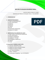 Modelo 01 - Laudo de Utilização de Imóvel Rural