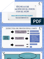 Técnicas de Litigación en El Juicio Oral - Benji Espinoza