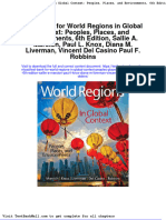 Full Download Test Bank For World Regions in Global Context Peoples Places and Environments 6th Edition Sallie A Marston Paul L Knox Diana M Liverman Vincent Del Casino Paul F Robbins PDF Full Chapter