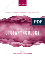 Landmark Papers in Otolaryngology