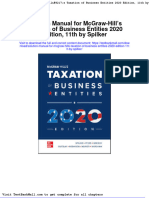 Full Download Solution Manual For Mcgraw Hills Taxation of Business Entities 2020 Edition 11th by Spilker PDF Full Chapter