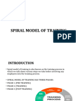 Spiral Model of Training