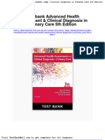 Full Download Test Bank Advanced Health Assessment Clinical Diagnosis in Primary Care 5th Edition PDF Full Chapter