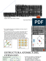 Estructura Atómica de Semiconductores Elementales