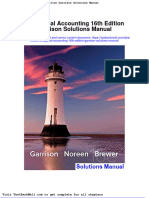 Full Download Managerial Accounting 16th Edition Garrison Solutions Manual PDF Full Chapter