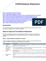 Troubleshoot CUCM Database Replication Issues